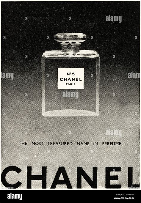 chanel fragrance 50s.